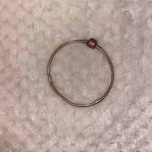 Pandora Pink Sparkling Pavé Clasp Bracelet